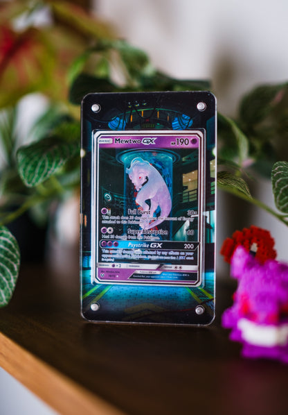 Mewtwo GX Mewtube | Card Display Case Extended Art for Pokemon Card