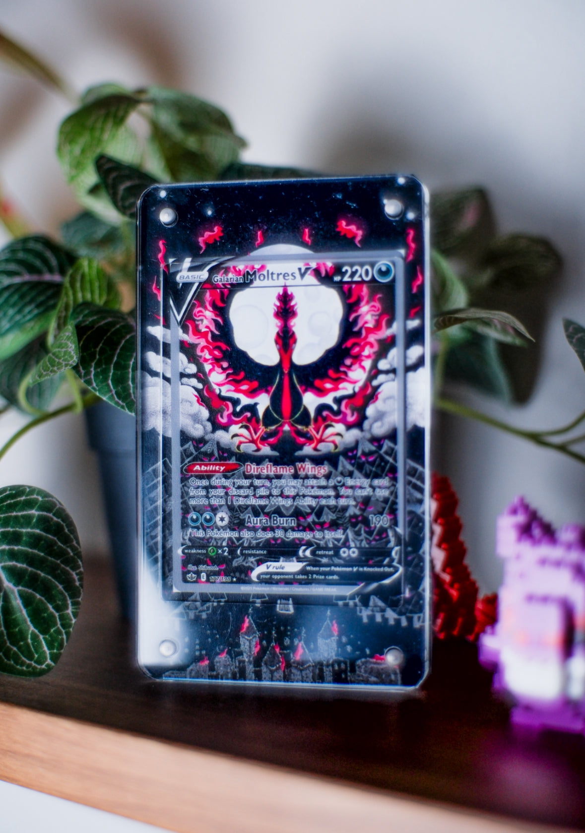 Moltres V Alternate Art | Card Display Case Extended Art for Pokemon C GeeksStop Moltres V Alternate Art | Card Display Case Extended Art for Pokemon C GeeksStop