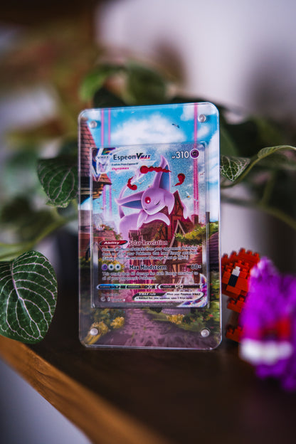 Espeon VMAX Alternate Art | Card Display Case Extended Art for Pokemon Card