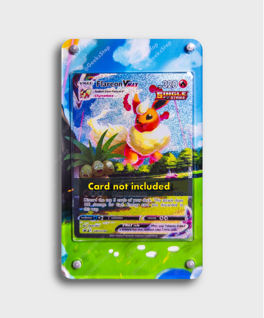 Flareon VMAX Alternate Art | Card Display Case Extended Art for Pokemon Card