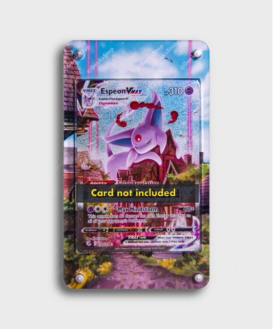 Espeon VMAX Alternate Art | Card Display Case Extended Art for Pokemon Card