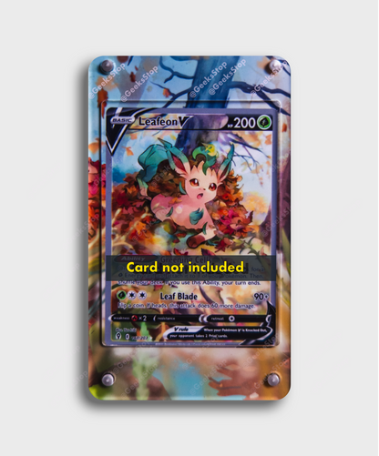 Leafeon V Alternate Art | Card Display Case Extended Art for Pokemon Card