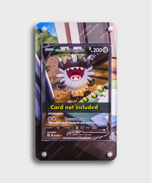 Perrserker V Alternate Art Custom Pokemon Card Display Case