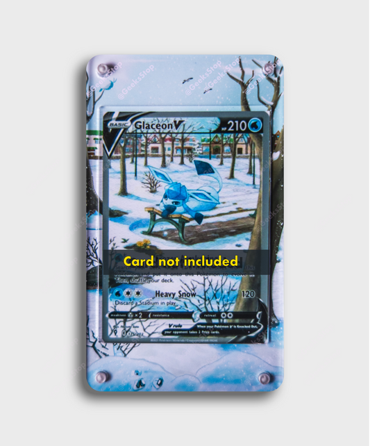 Glaceon V Alternate | Card Display Case Extended Art for Pokemon Card