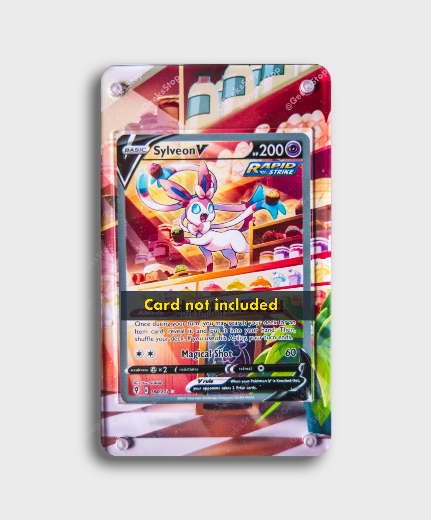 Sylveon V Alternate | Card Display Case Extended Art for Pokemon Card