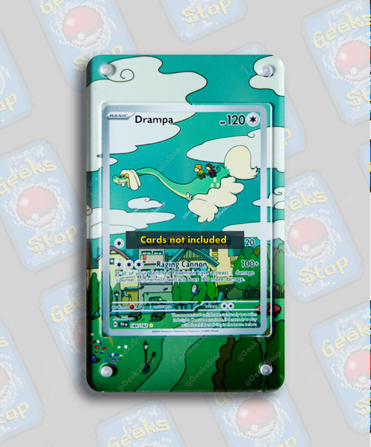 Drampa 184/162 | Card Display Case Extended Art for Pokemon Card