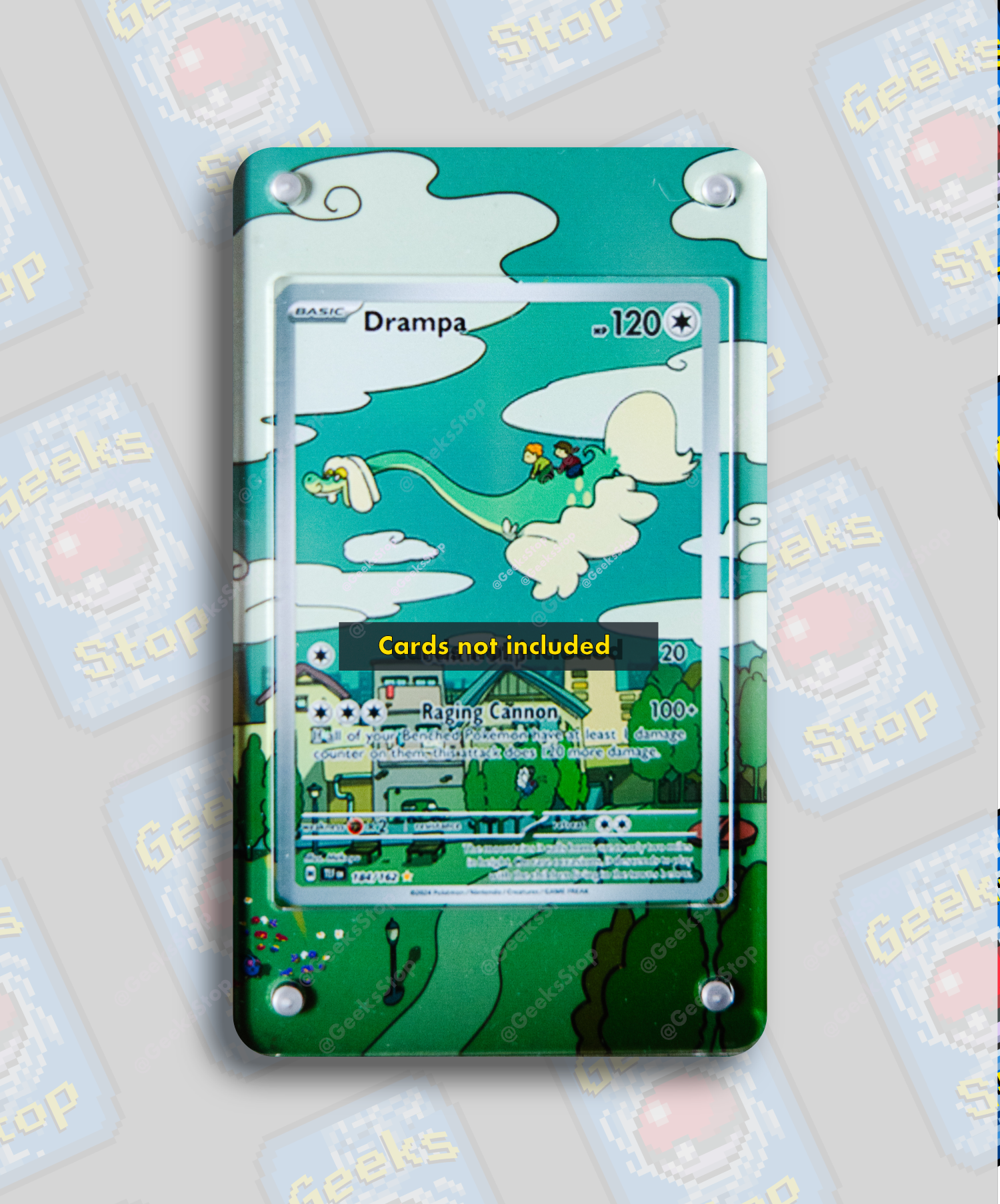 Drampa 184/162 | Card Display Case Extended Art for Pokemon Card