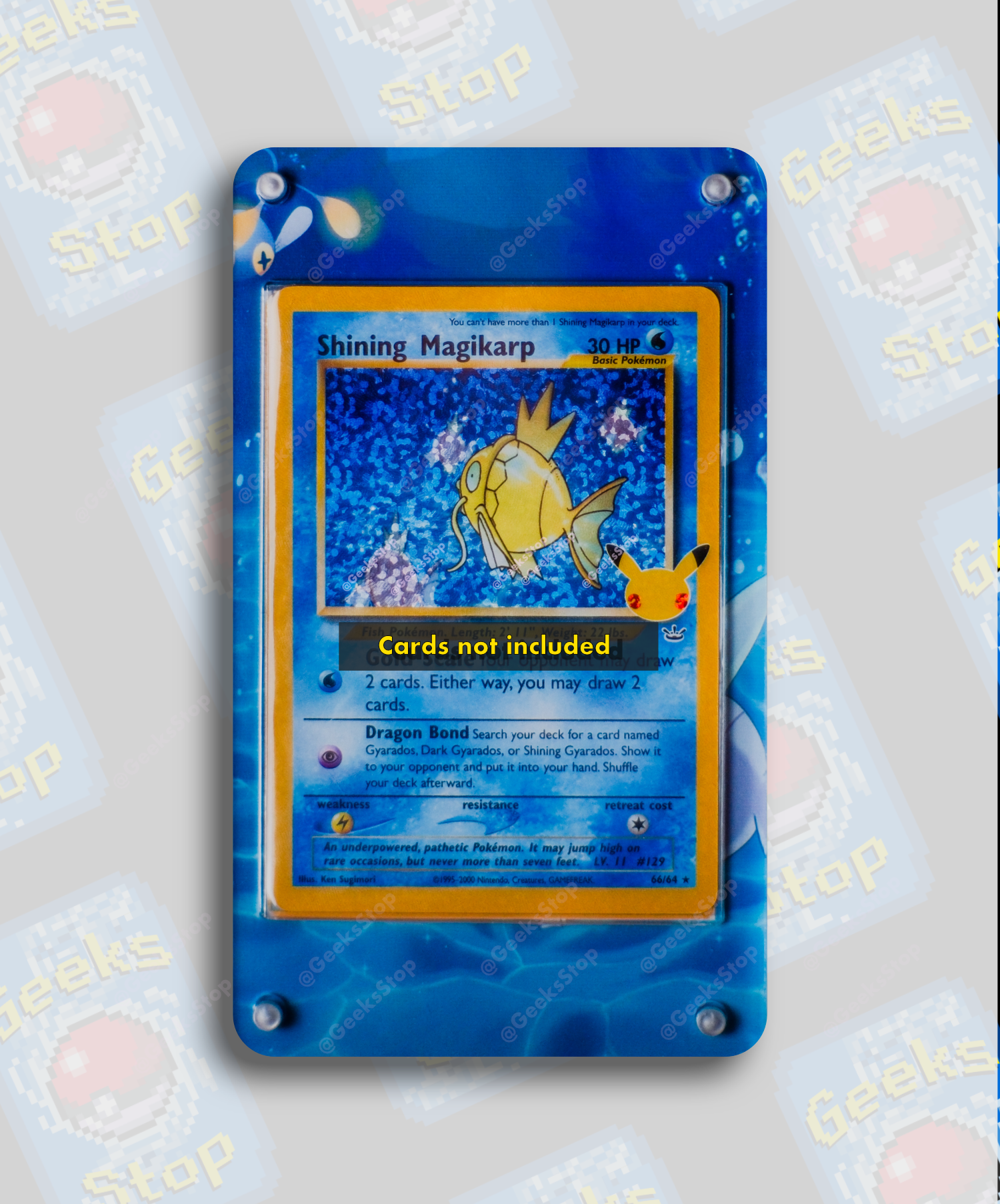 Shining Magikarp Extended Art Custom Pokemon Card Display Case – GeeksStop