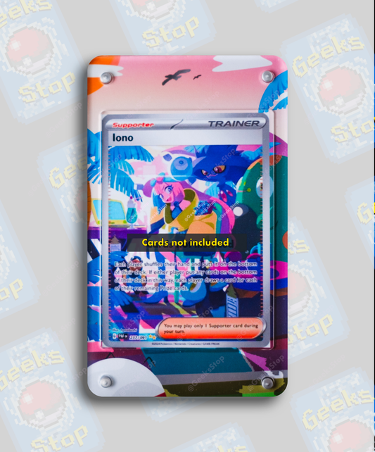 Iono 232/091 Special Illustration | Card Display Case Extended Art for Pokemon Card