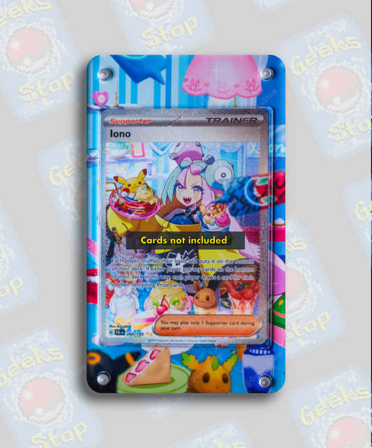Iono SIR 269/193 | Card Display Case Extended Art for Pokemon Card