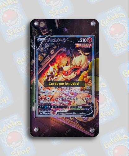 Flareon V Alternate Art Promo | Card Display Case Extended Art for Pokemon Card