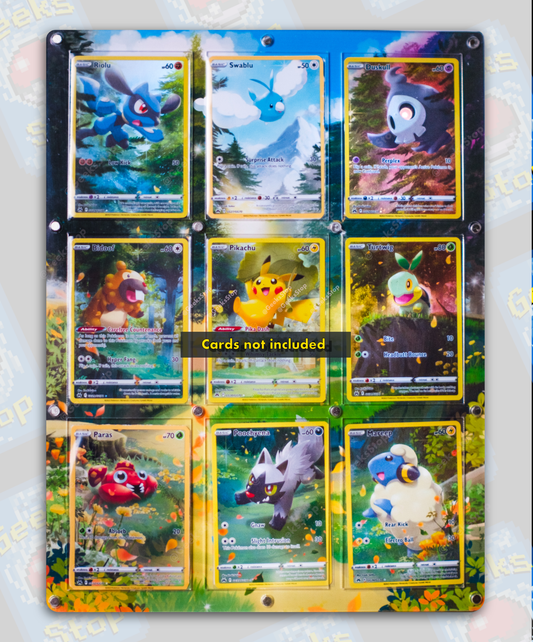 Crown Zenith VSTAR Universe God Pack Set Poster | Card Display Case Extended Art for Pokemon Card