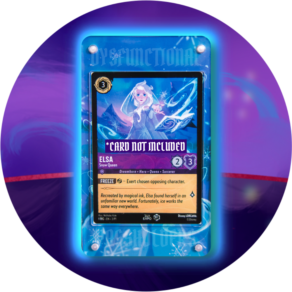 Elsa Snow Queen Lorcana TCG - Chapter 1 - Extended Art Custom Lorcana GeeksStop Elsa Snow Queen Lorcana TCG - Chapter 1 - Extended Art Custom Lorcana GeeksStop