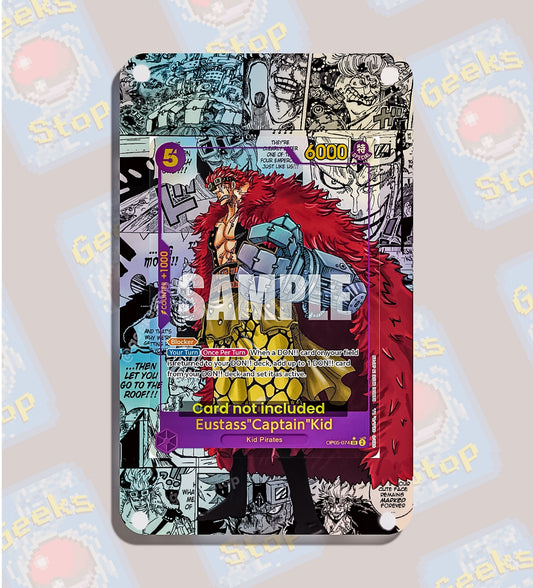 Eustass Captain Kid Manga OP05 | Display Case Extended Art for One Piece Card