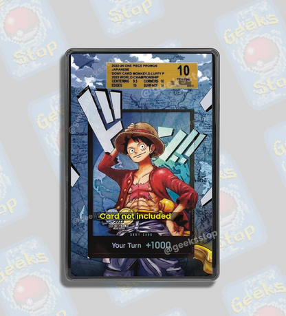 Luffy 2023 Championship Don CGC Beckett PSA | Extended Art Display Case for One Piece Card