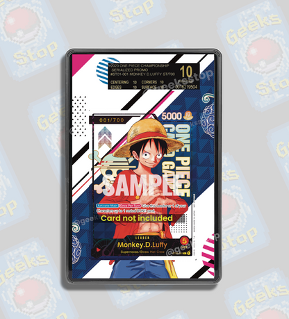 Luffy 2023 Championship Promo CGC Beckett PSA | Extended Art Display Case for One Piece Card