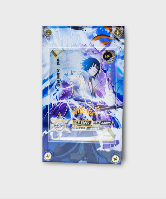 Sasuke Kayou OR-007 Extended Art Custom Naruto Card Display Case