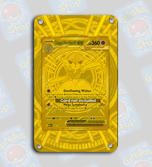 Mega Gardevoir ex Gold Hyper Rare | Extended Art Display Case for Pokemon Card