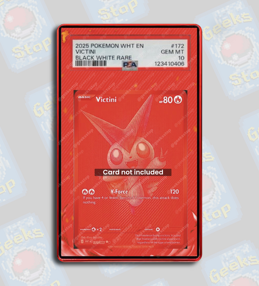 Victini ex BWR PSA TAG Beckett | Extended Art Display Case for Graded Pokemon Card