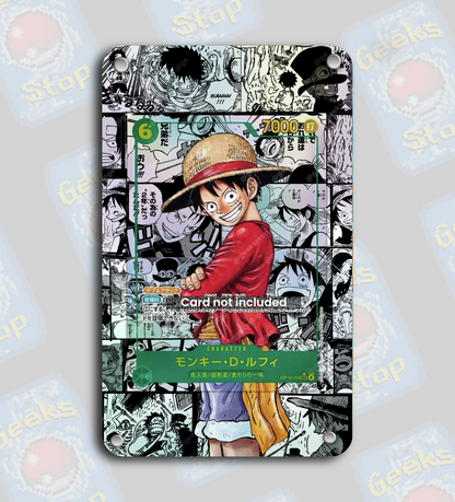 Luffy OP13 Manga | Extended Art Display Case for One Piece Card
