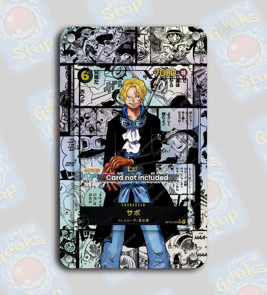 Sabo OP13 Manga | Extended Art Display Case for One Piece Card