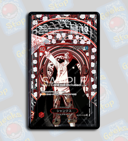 Shanks SP OP13 Silver PSA TAG Beckett | Extended Art Display Case for Graded One Piece Card