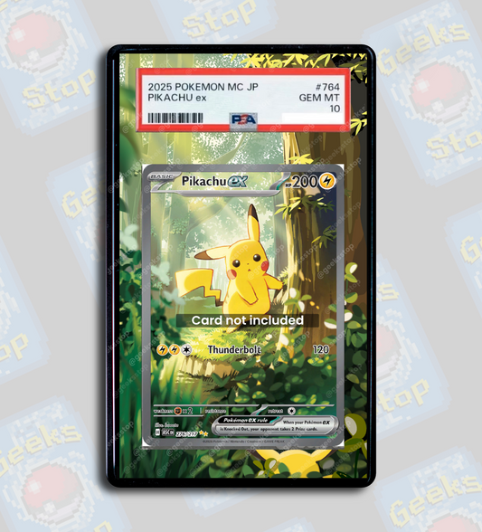 Pikachu ex SAR 276 PSA TAG Beckett | Extended Art Display Case for Graded Pokemon Card
