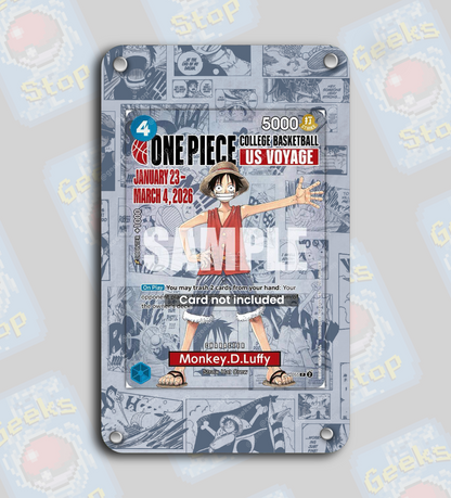 Luffy US Voyage P-055 | Display Case Extended Art for One Piece