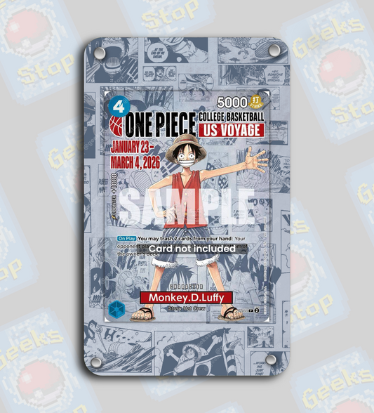 Luffy US Voyage P-055 | Display Case Extended Art for One Piece