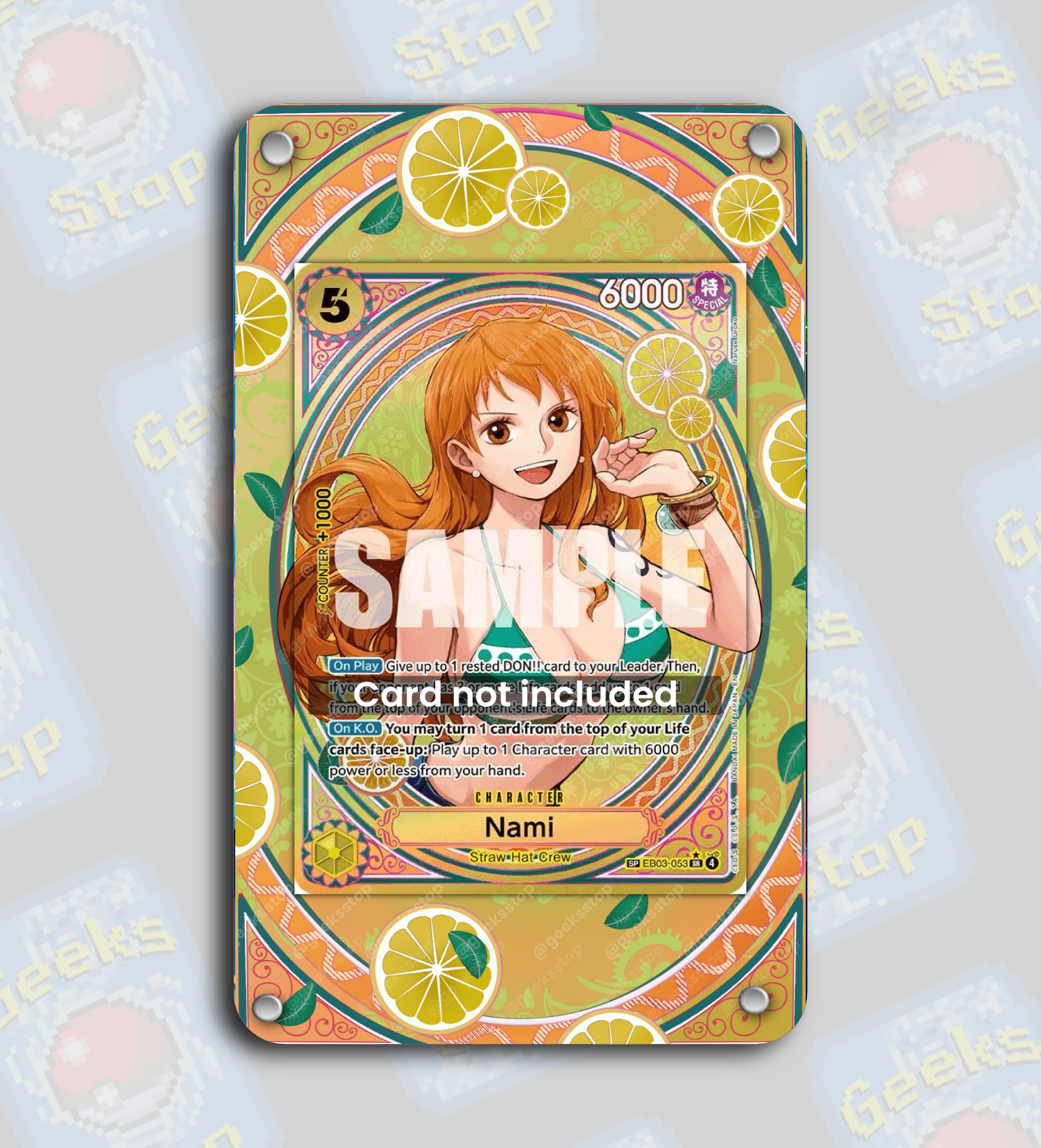 Nami SP EB03 | Extended Art Display Case for One Piece