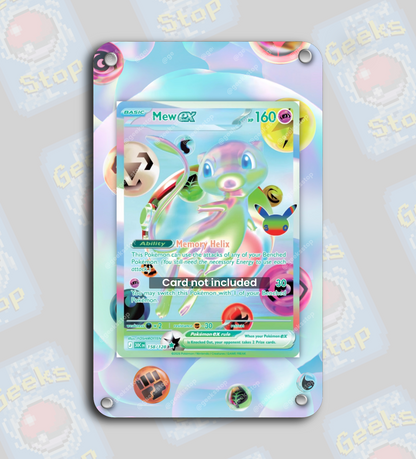 Mew ex 30th Celebration | Extended Art Display Case for Pokemon Card