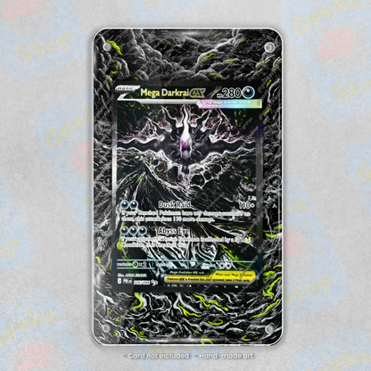 Mega Darkrai ex SAR | Extended Art Display Case for Pokemon Card