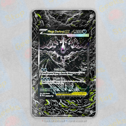 Mega Darkrai ex SAR | Extended Art Display Case for Pokemon Card