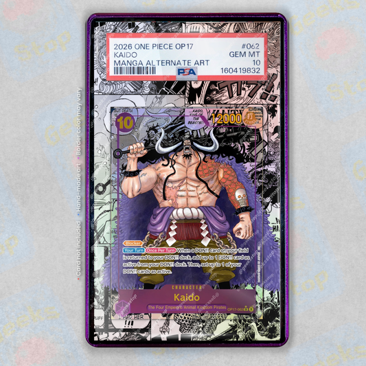Kaido Manga OP17 Extended Art Display Case for PSA TAG Graded One Piece