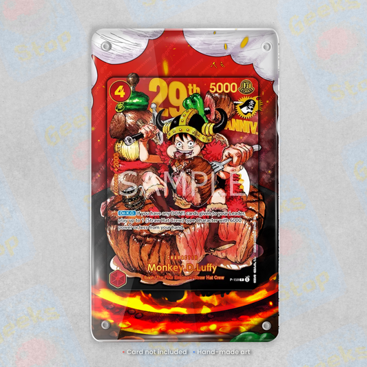 Luffy 29th Anniversary Edition Promo | Display Case Extended Art for One Piece Card
