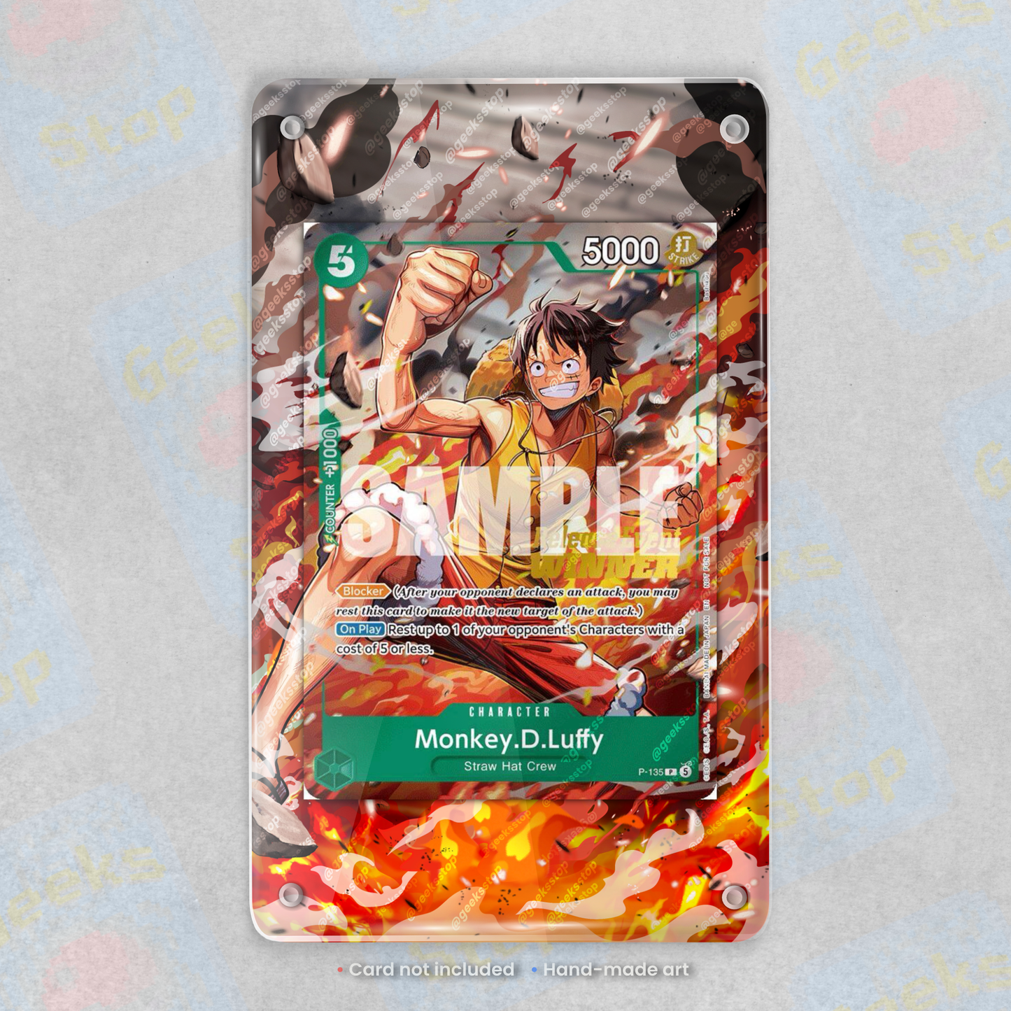 Luffy OP16 Release Event Winner | Extended Art Display Case for One Piece