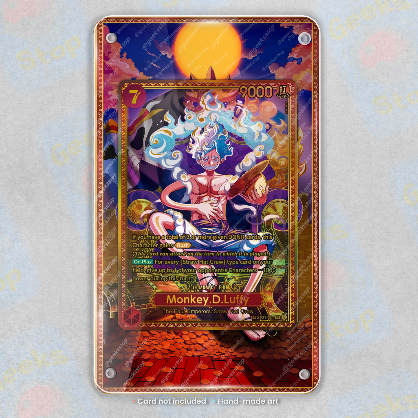 Monkey D Luffy SP OP17 | Extended Art Display Case for One Piece