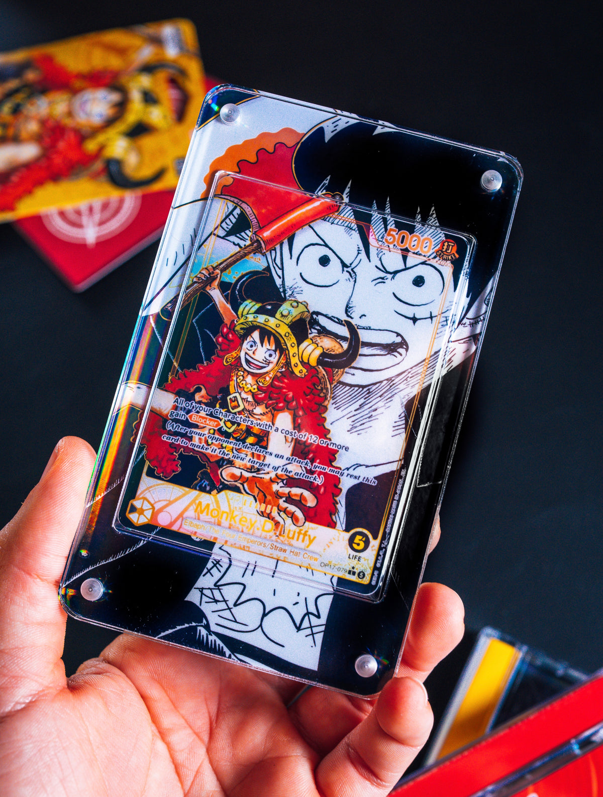 Luffy Super Leader OP17 | Extended Art Display Case for One Piece Card