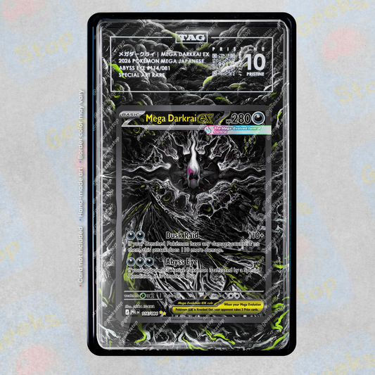 Mega Darkrai ex SAR PSA TAG Beckett | Extended Art Display Case for Pokemon Card