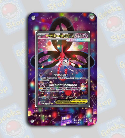 Mega Floette ex SAR 117 | Extended Art Display Case for Pokemon Card