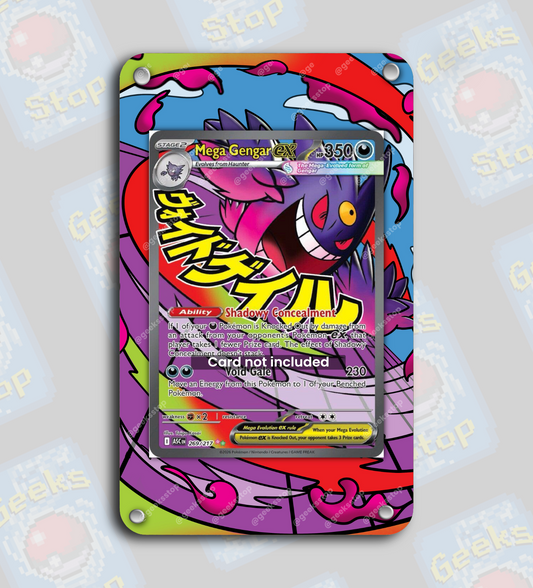 Mega Gengar ex Attack Rare #269 | Extended Art Display Case for Pokemon Card