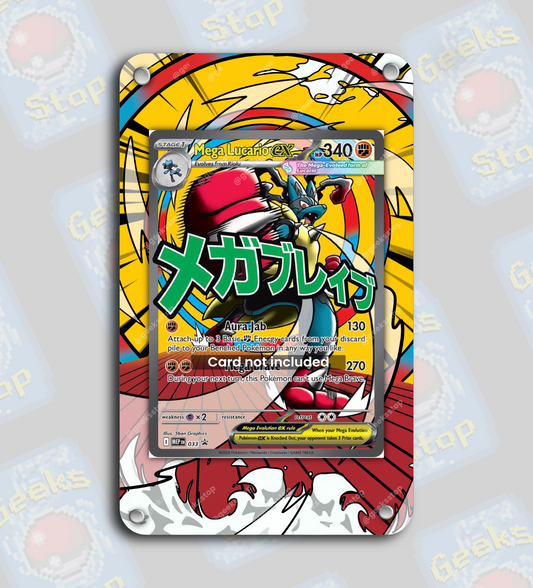 Mega Lucario ex Promo | Extended Art Display Case for Pokemon Card
