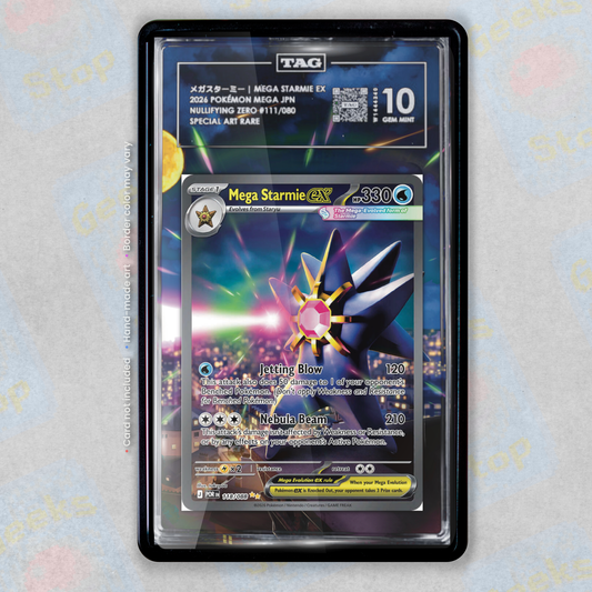 Mega Starmie ex SIR | PSA BGS TAG Extended Art Display Case
