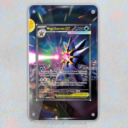 Mega Starmie ex SIR | Extended Art Display Case for Pokemon Card