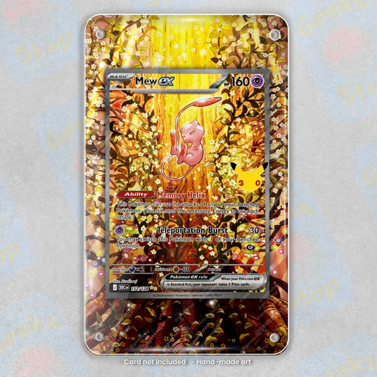 Mew ex SIR 30th Celebration Extended Art Display Case for Pokemon
