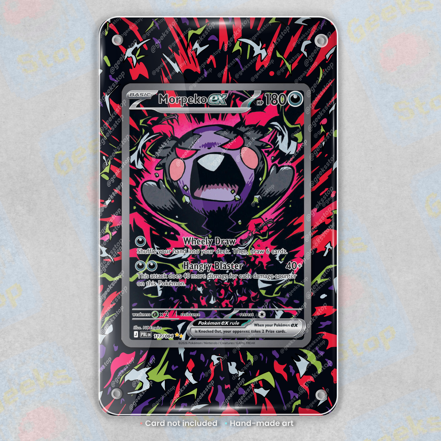 Morpeko ex SAR | Extended Art Display Case for Pokemon Card
