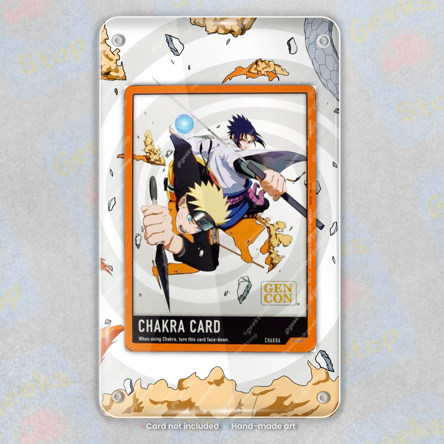 Naruto Chakra Card Gen Con CP-001 | Extended Art Display Case for Naruto