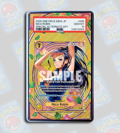 Nico Robin SP EB03 | PSA TAG Beckett Extended Art Display Case for One Piece
