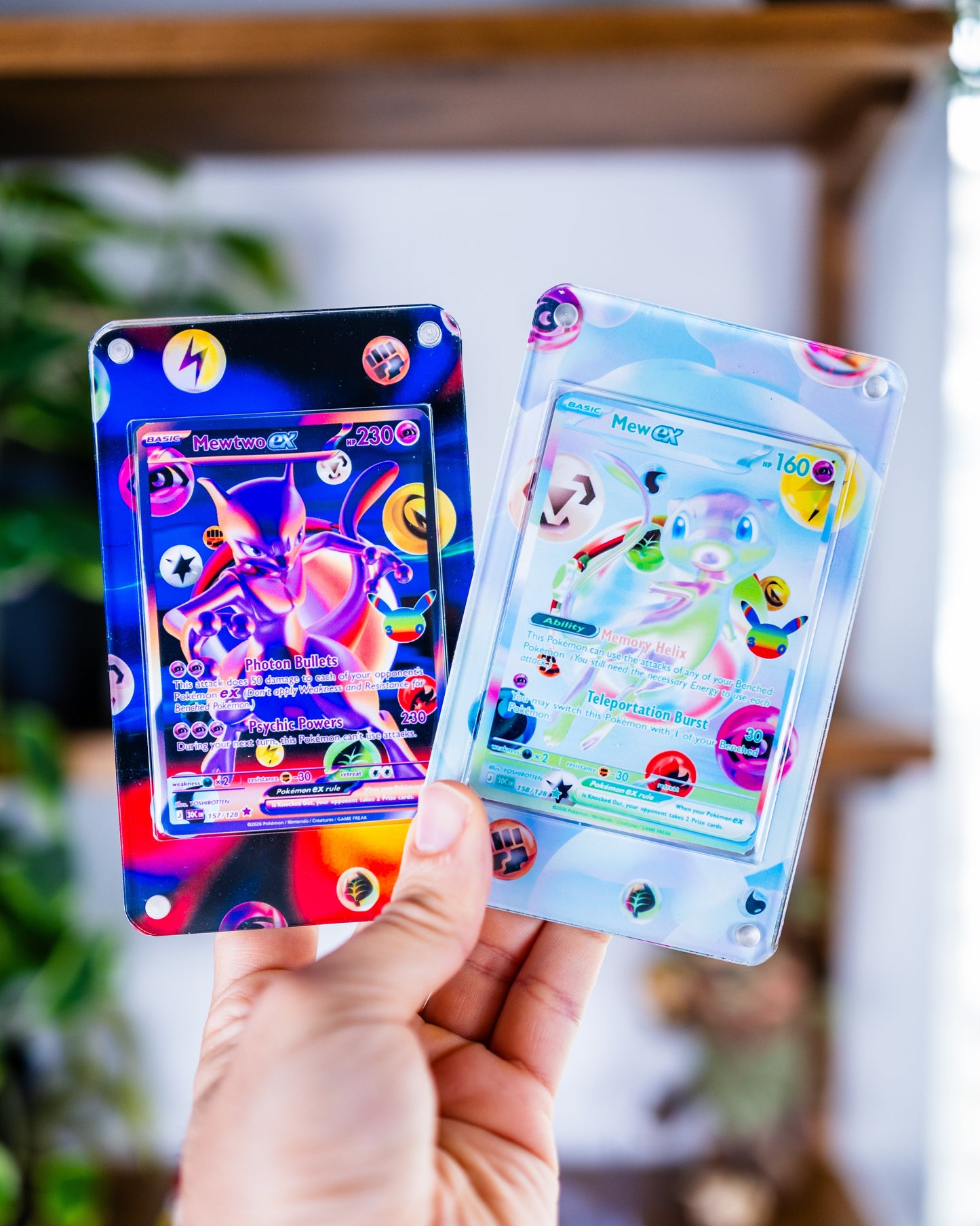 Mew ex 30th Celebration | Extended Art Display Case for Pokemon Card