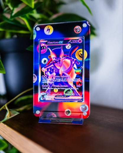 Mewtwo ex 30th Celebration | Extended Art Display Case for Pokemon Card